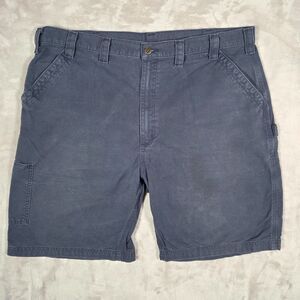 Carhartt B147 Navy Canvas Work Shorts Men's 44 Original Fit Carpenter Gorpcore